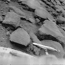 Rocks around Venera 9 lander