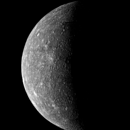 Mariner 10 view of Mercury