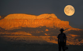 Full Moon over Bryce Canyon [National Park Service]