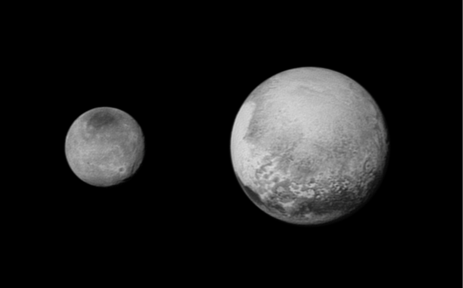 July 12 views of Charon and Pluto from New Horizons