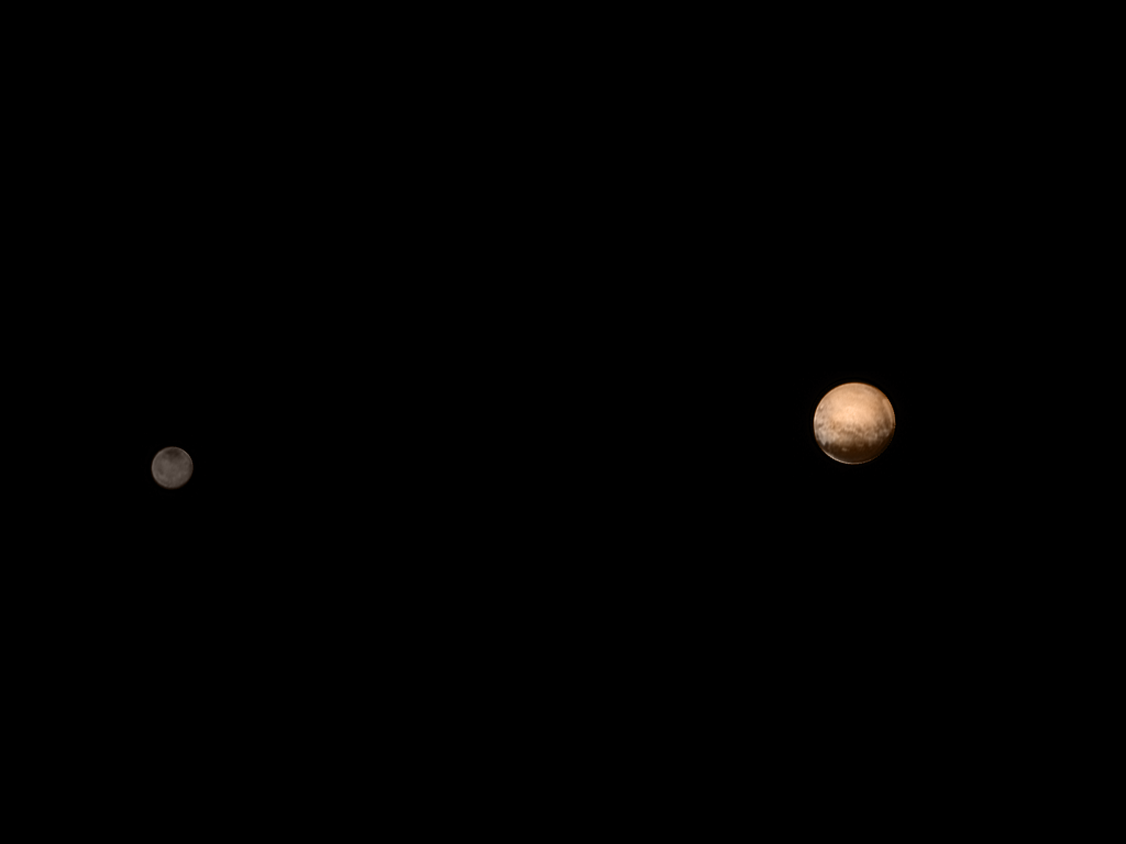 July 8 view of Charon, Pluto from New Horizons