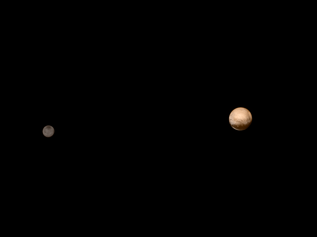 July 8 view of Charon, Pluto from New Horizons