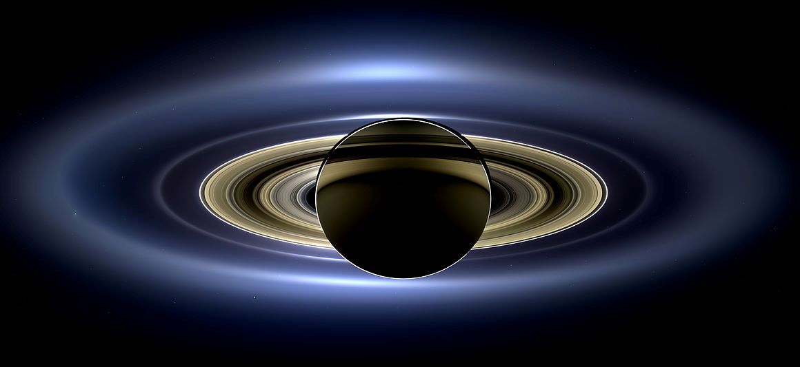 Cassini view of Saturn's family of gings