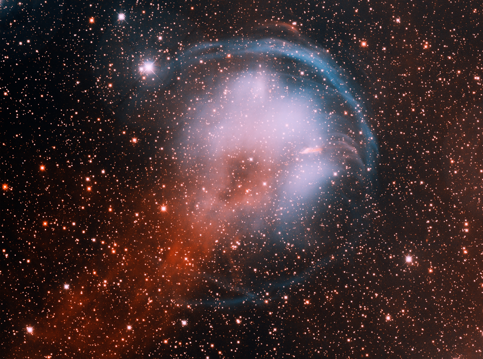 The system V664 Cassiopeia is creating a planetary nebula