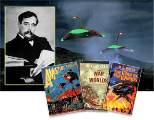 H.G. Wells created the alien invasion genre