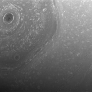 Cassini view of Saturn's north pole
