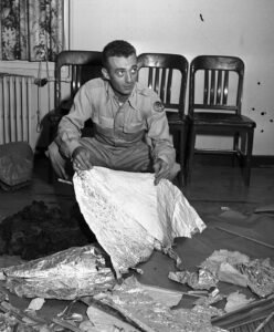 debris from the "roswell incident"