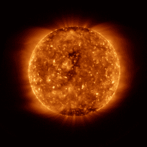 the Sun in December 2019, at solar minimum
