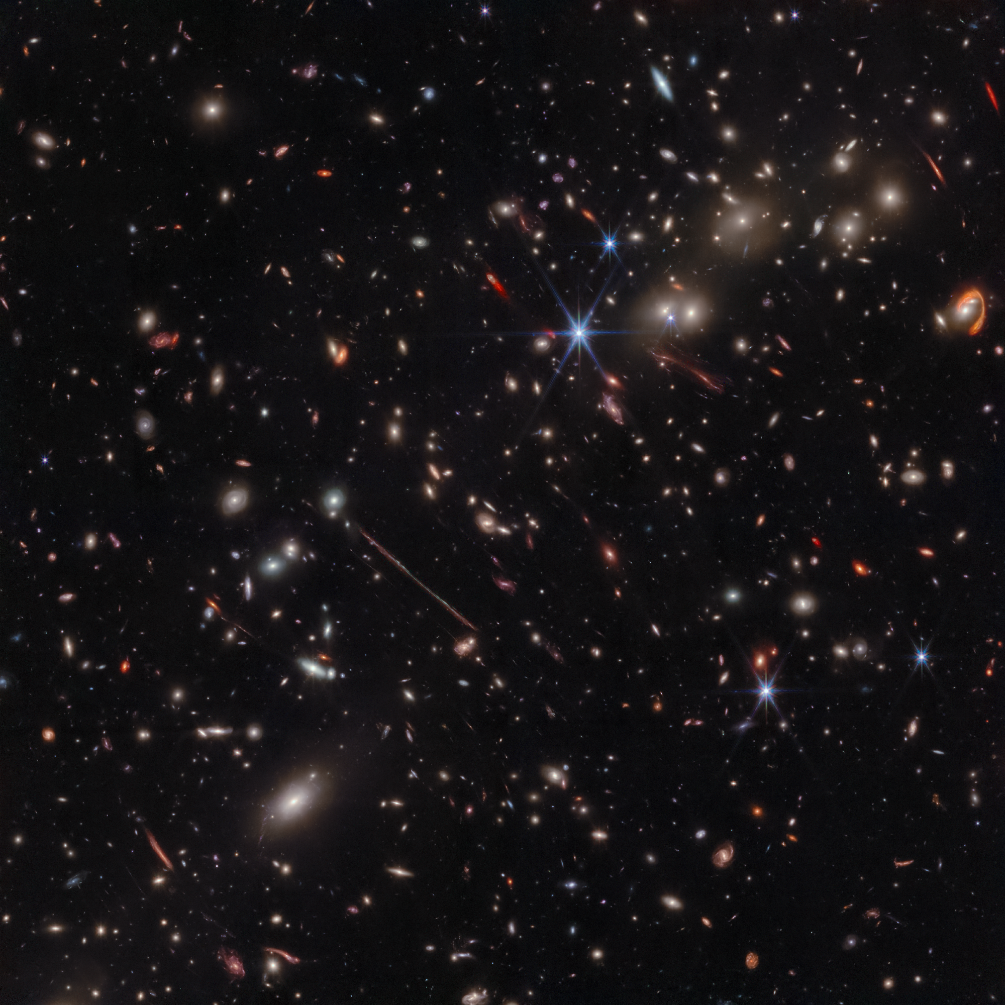 webb image of el gordo galaxy cluster