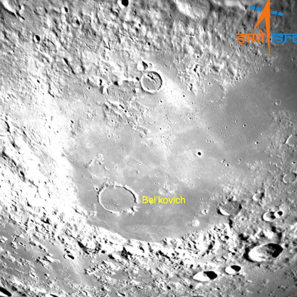 lunar farside from India's Chandrayaan-3 spacecraft, august 19, 2023