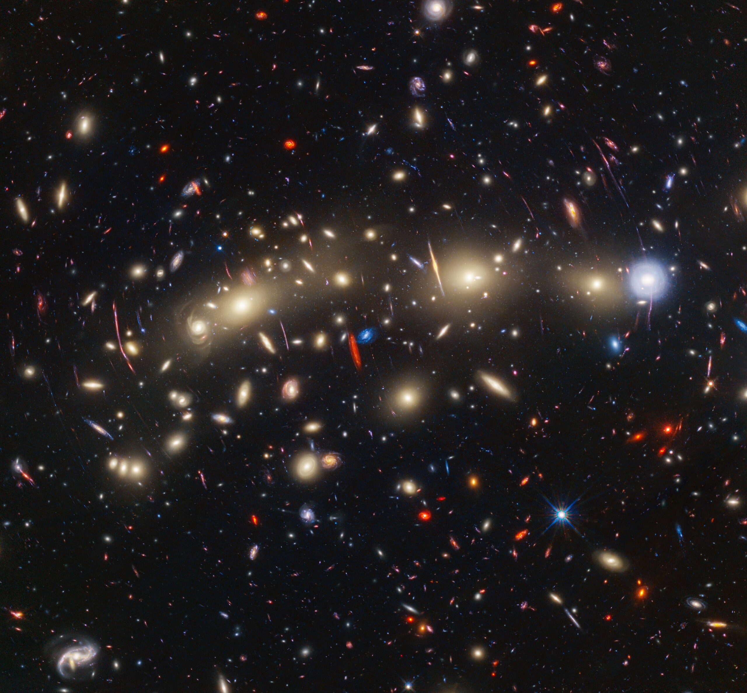 colliding galaxy clusters and gravitational lensing